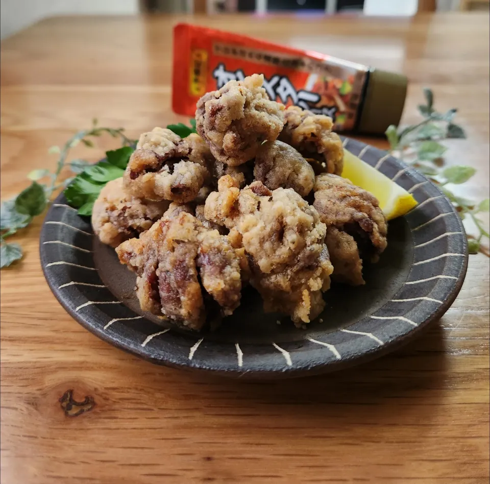 Snapdishの料理写真:ポトスさんの料理 砂肝の唐揚げオイスターソース風味|ナオミさん