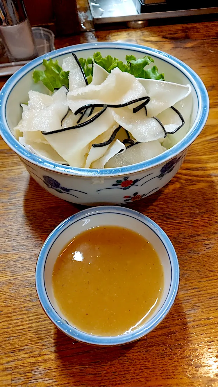 食堂で オバイケを酢味噌で|🐈⸒⸒⸒⸒つるのダンス🐈🐾さん