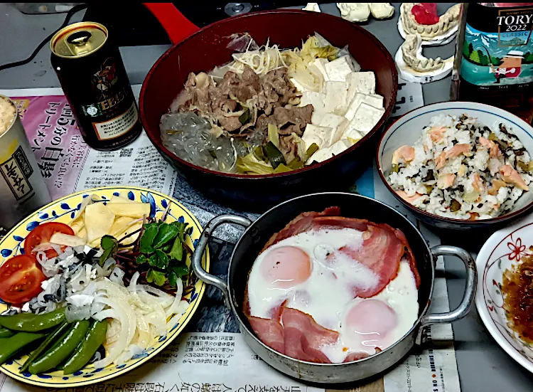 ある日の作業場晩御飯|🐈⸒⸒⸒⸒つるのダンス🐈🐾さん