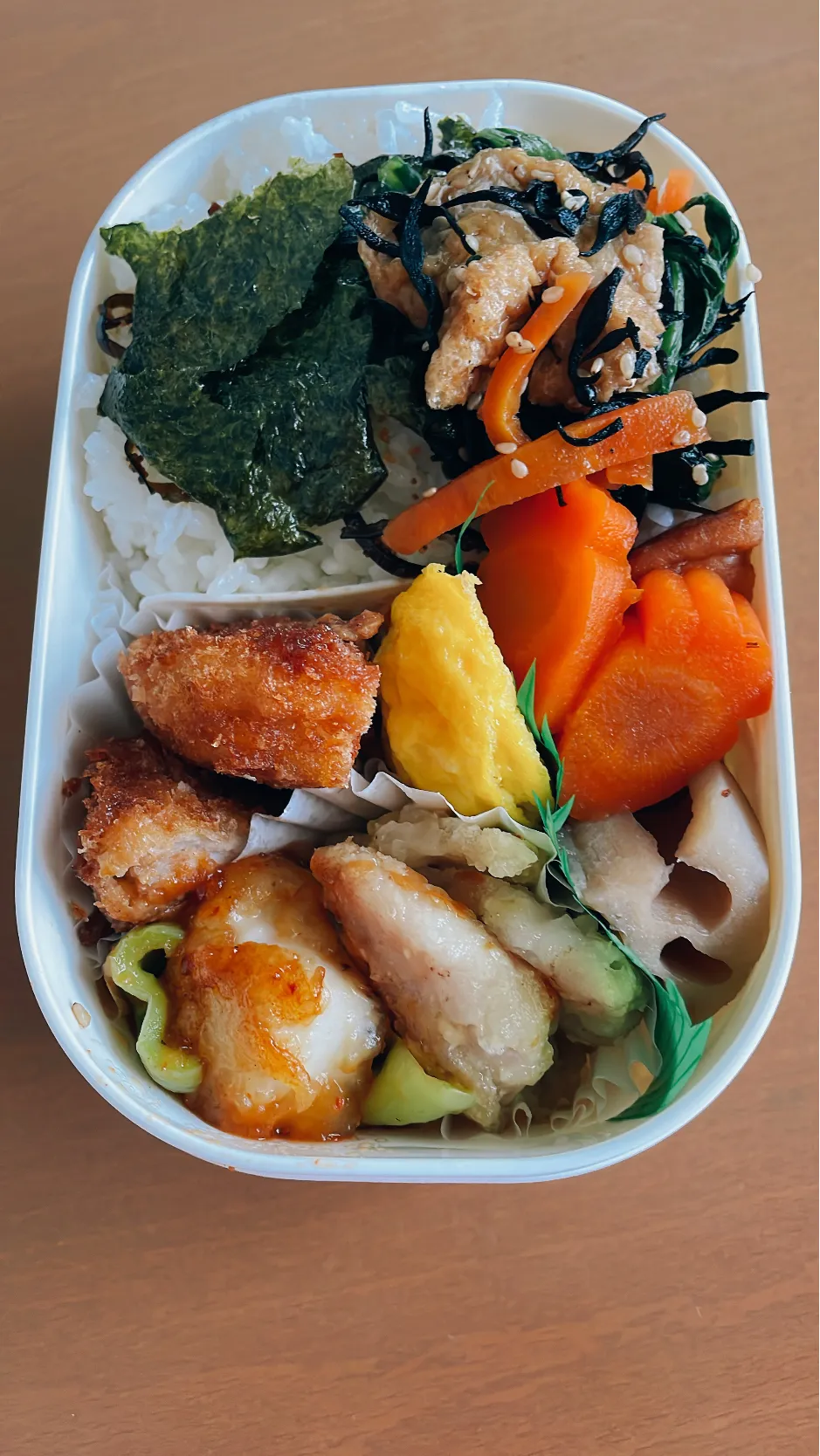 Snapdishの料理写真:今日の旦那のお弁当|sacchan( ﾐΦﻌΦ)ฅさん