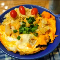 Snapdishの料理写真:鱈とじゃがいも🥔のオムレツ🥚🐣🍳♪|ララさん