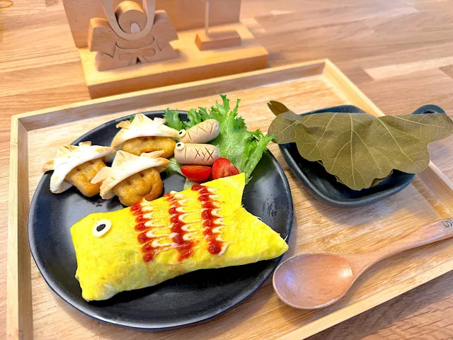 Snapdishの料理・レシピ写真:こどもの日プレート　むすこごはんひる｜こどもの日♡お子様よろこぶアイディア料理♪