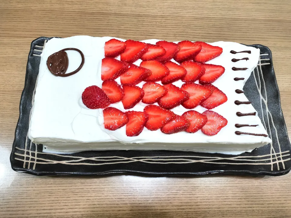 Snapdishの料理写真:こどもの日ケーキ|さーりさん