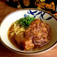 Snapdishの料理写真:かけ中か風 豚バラ軟骨麺|くろねこじったん‍さん