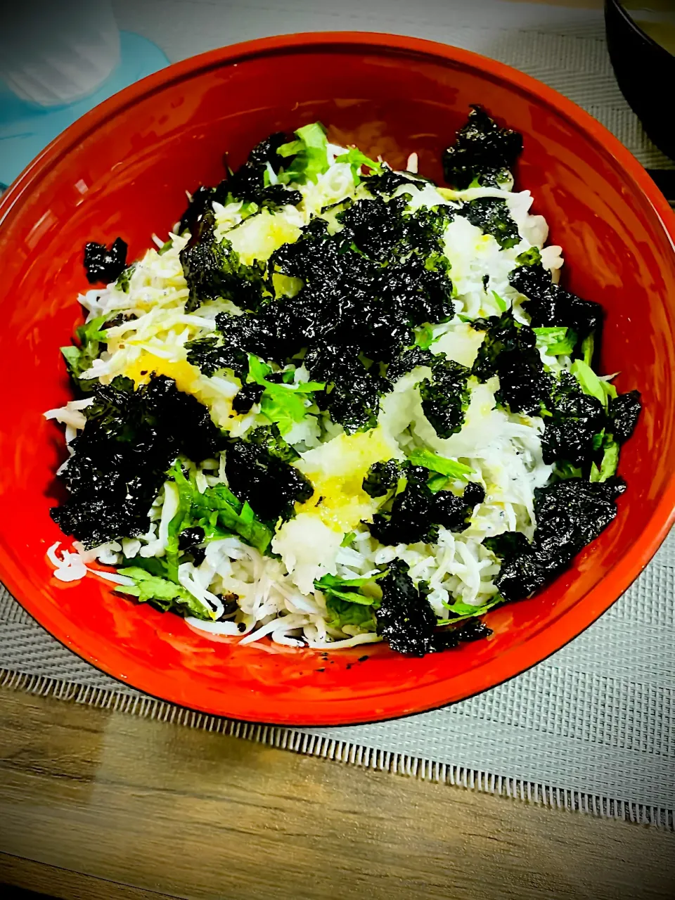 のりドレしらすのさっぱりおろし丼|ゼッチヌさん