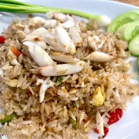 ข้าวผัดปู คั่วพริกเกลือ|Pizaloさん