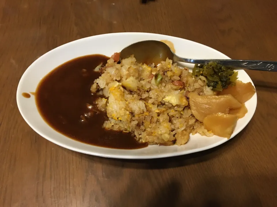 李錦記オイスターソースを使った炒飯とカレー|enarinさん