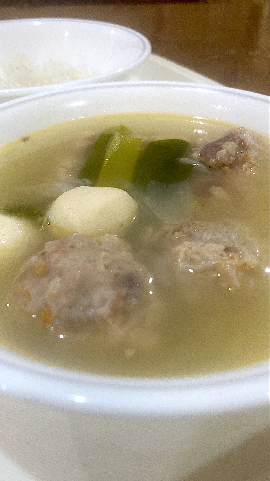 Pork bones soup with tarp balls and fish balls|Ysyliciousさん