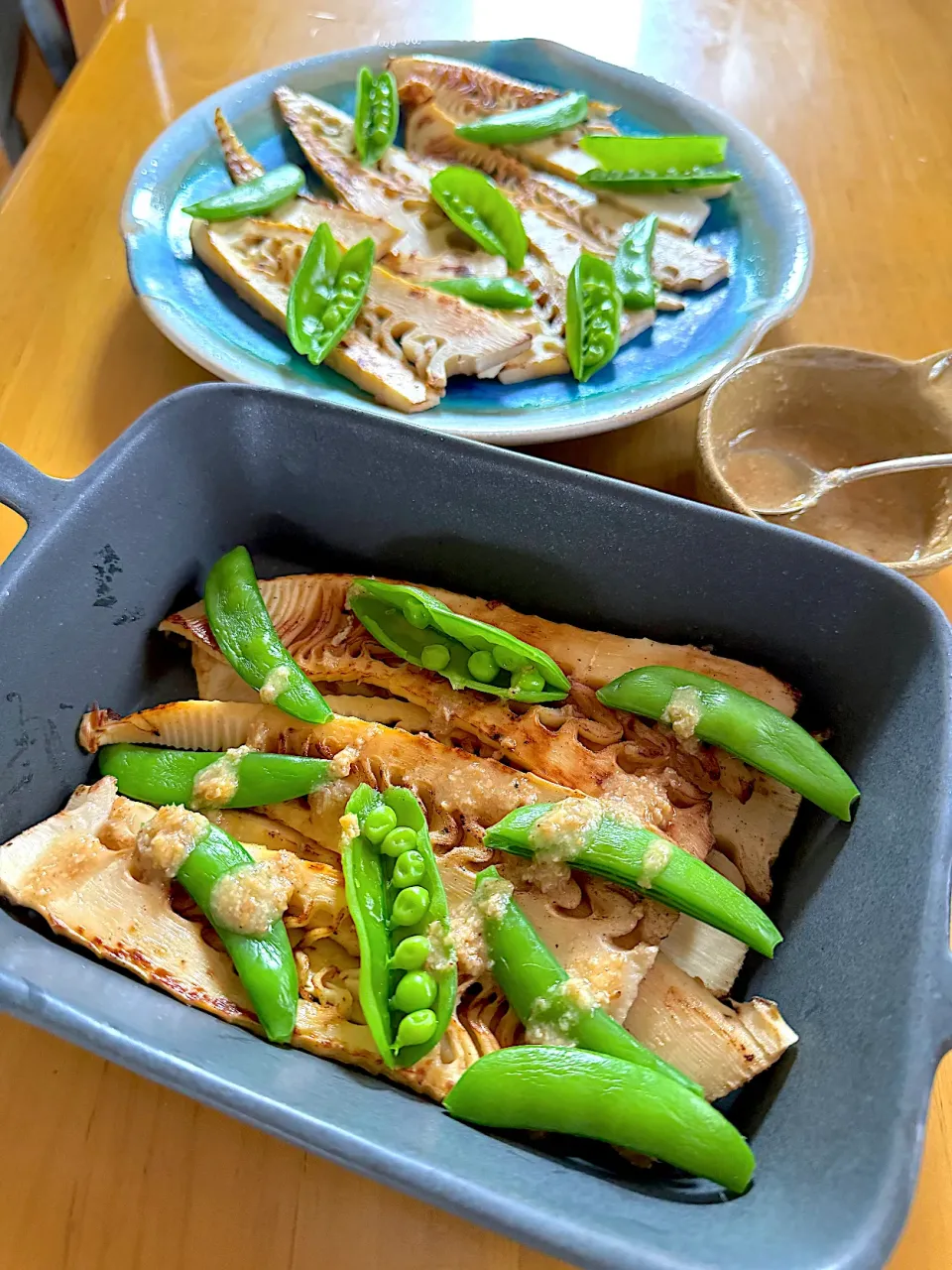 焼き筍とスナップエンドウの胡麻酢味噌サラダ|さらっと🍀さん