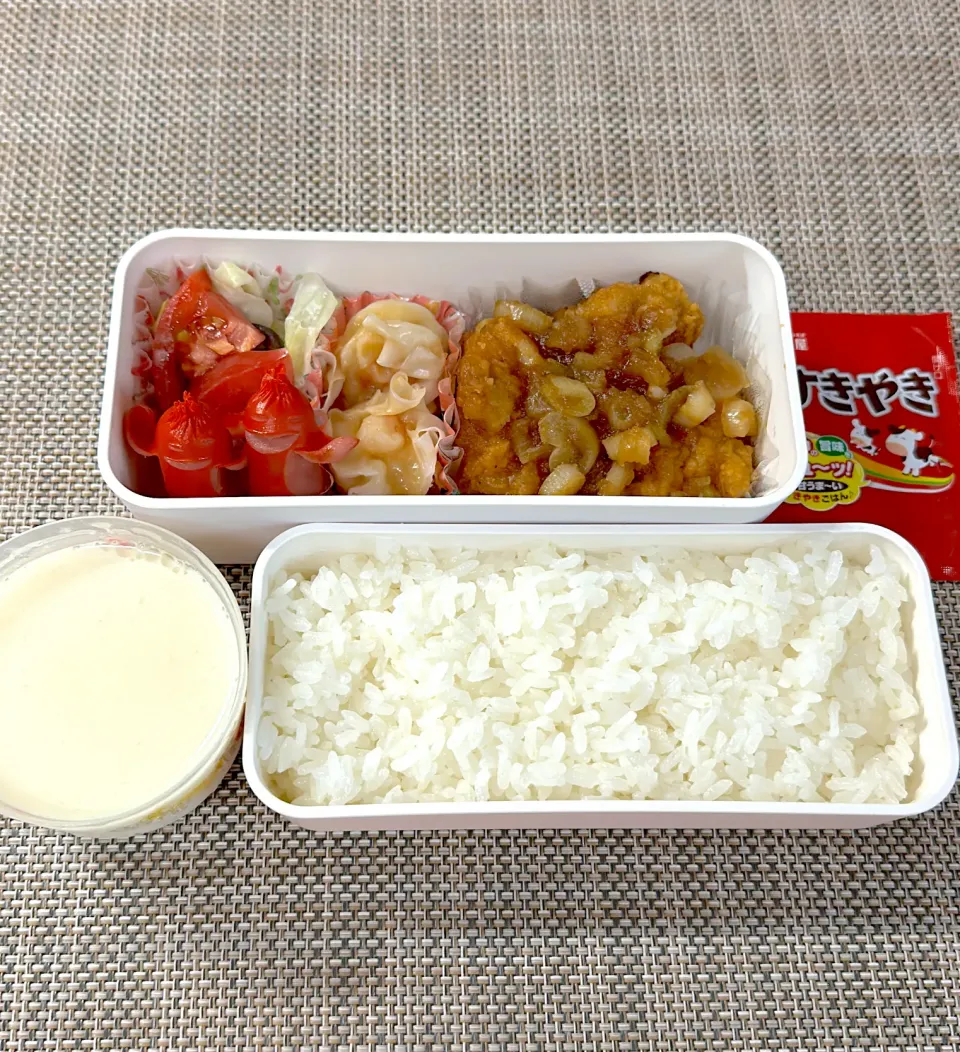 和風おろし唐揚弁当。娘弁当。|ゆーこ。さん