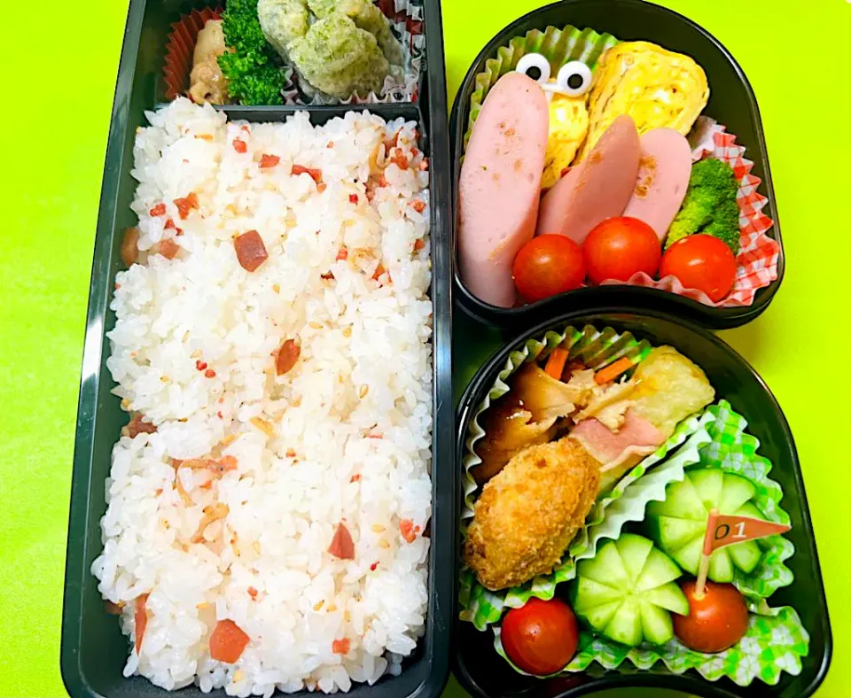 息子のお弁当🌈(火)カレーコロッケ|KCoさん