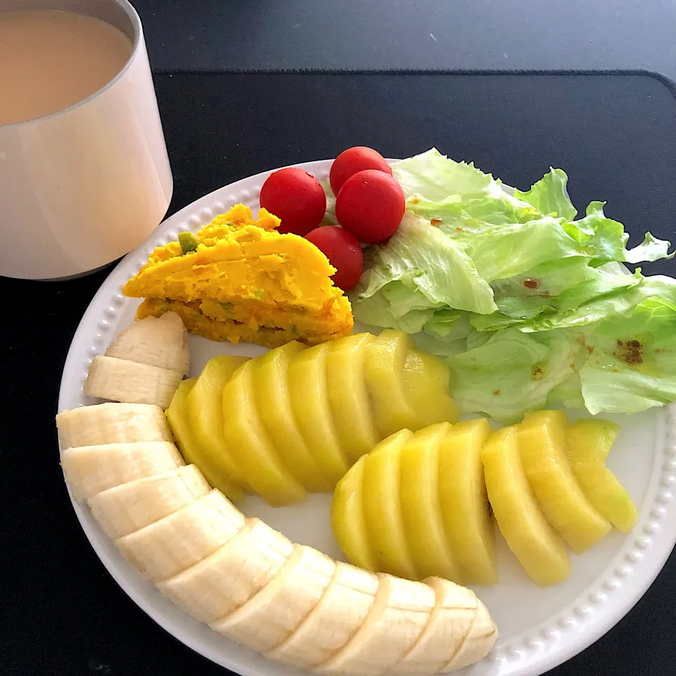 11:44 野菜と果物とかぼちゃケーキ|へれ子さん