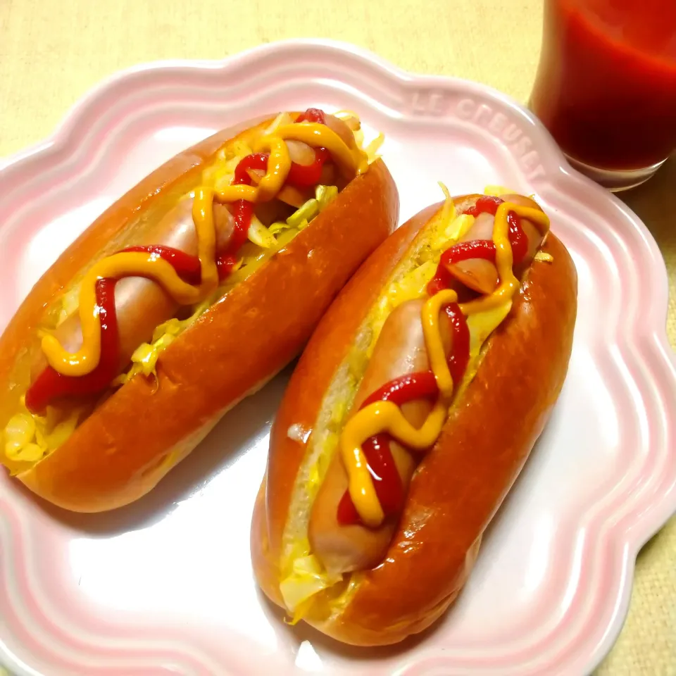 屋台風ホットドッグ|うたかた。さん