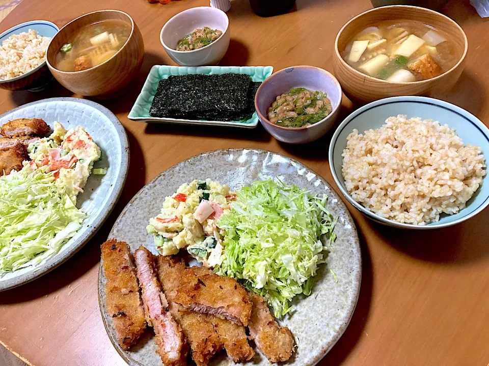 ヒレカツ定食꒰ ♡´∀`♡ ꒱|さくたえさん