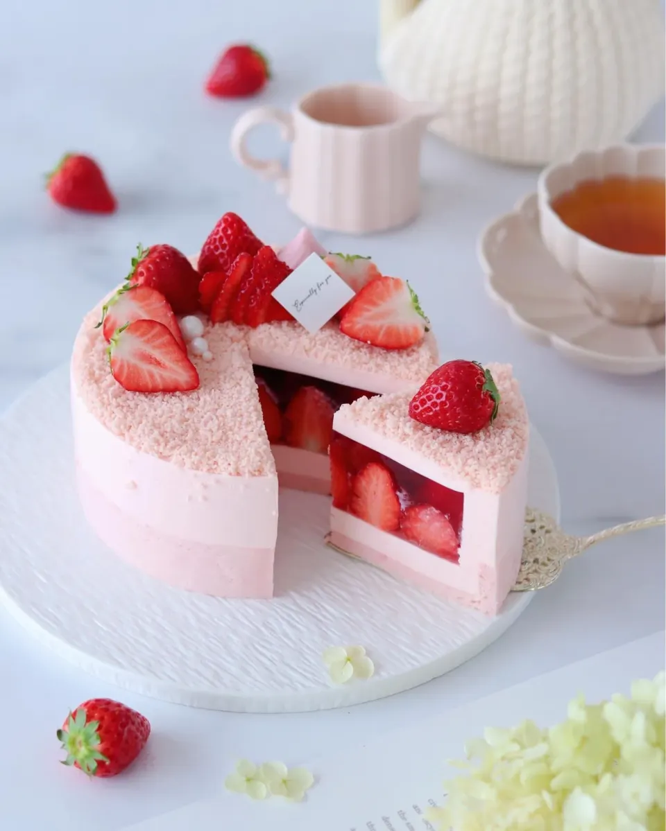 ムースinゼリーケーキ🍓|もえさん