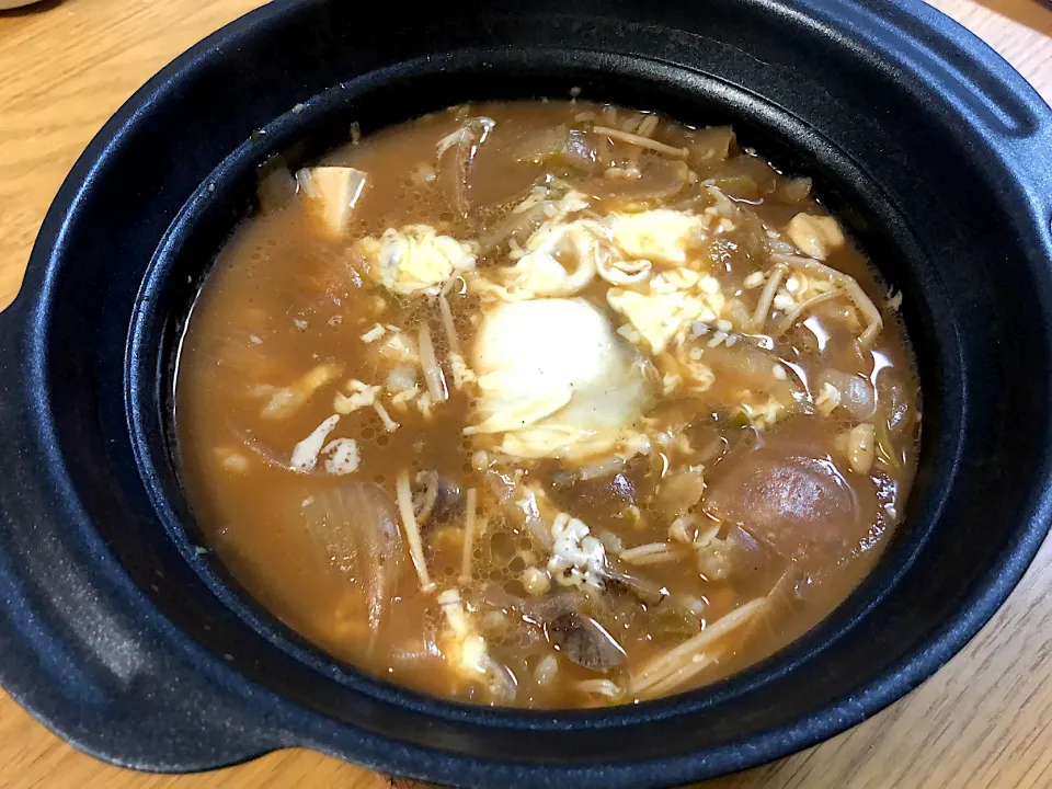 豚汁のリメイク雑炊🥣|さおりさん