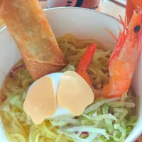 Snapdishの料理写真:柚子塩冷やしラーメン|sayさん