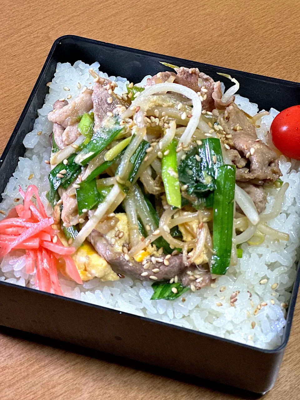 豚肉ニラ炒め弁当|ichiさん