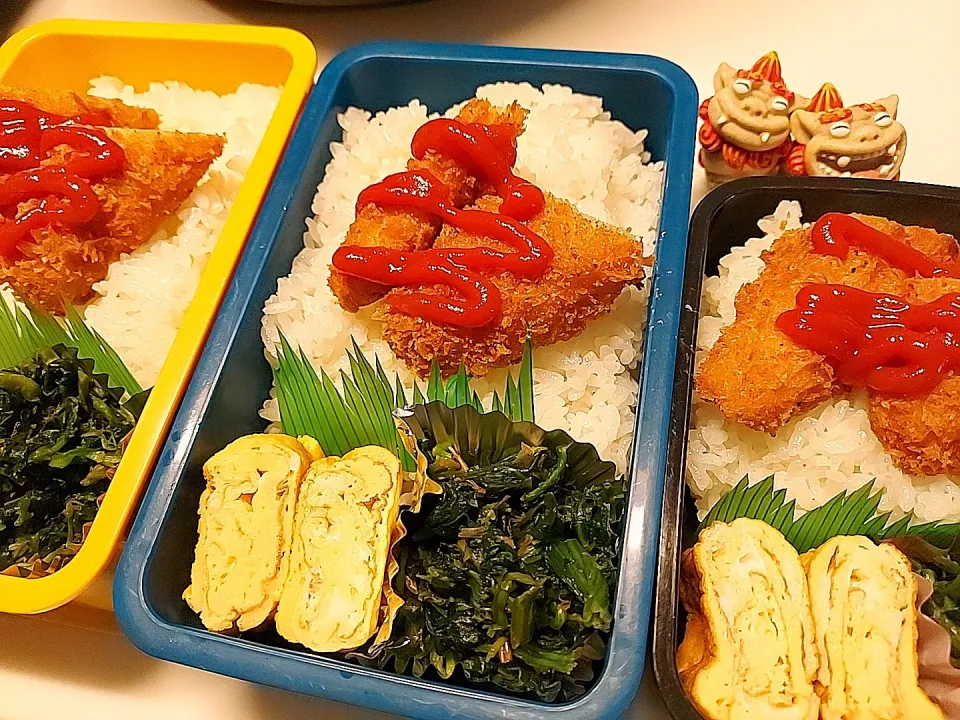 夫弁当､息子弁当､娘弁当|みどりさん