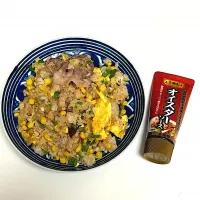 Snapdishの料理写真:豚肉チャーハン|tomoさん