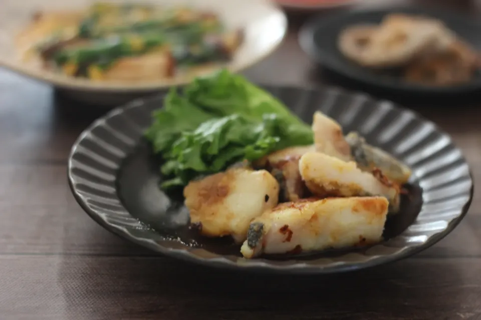 Snapdishの料理写真:たらのみそカレー唐揚げ|ちいさなしあわせキッチンさん