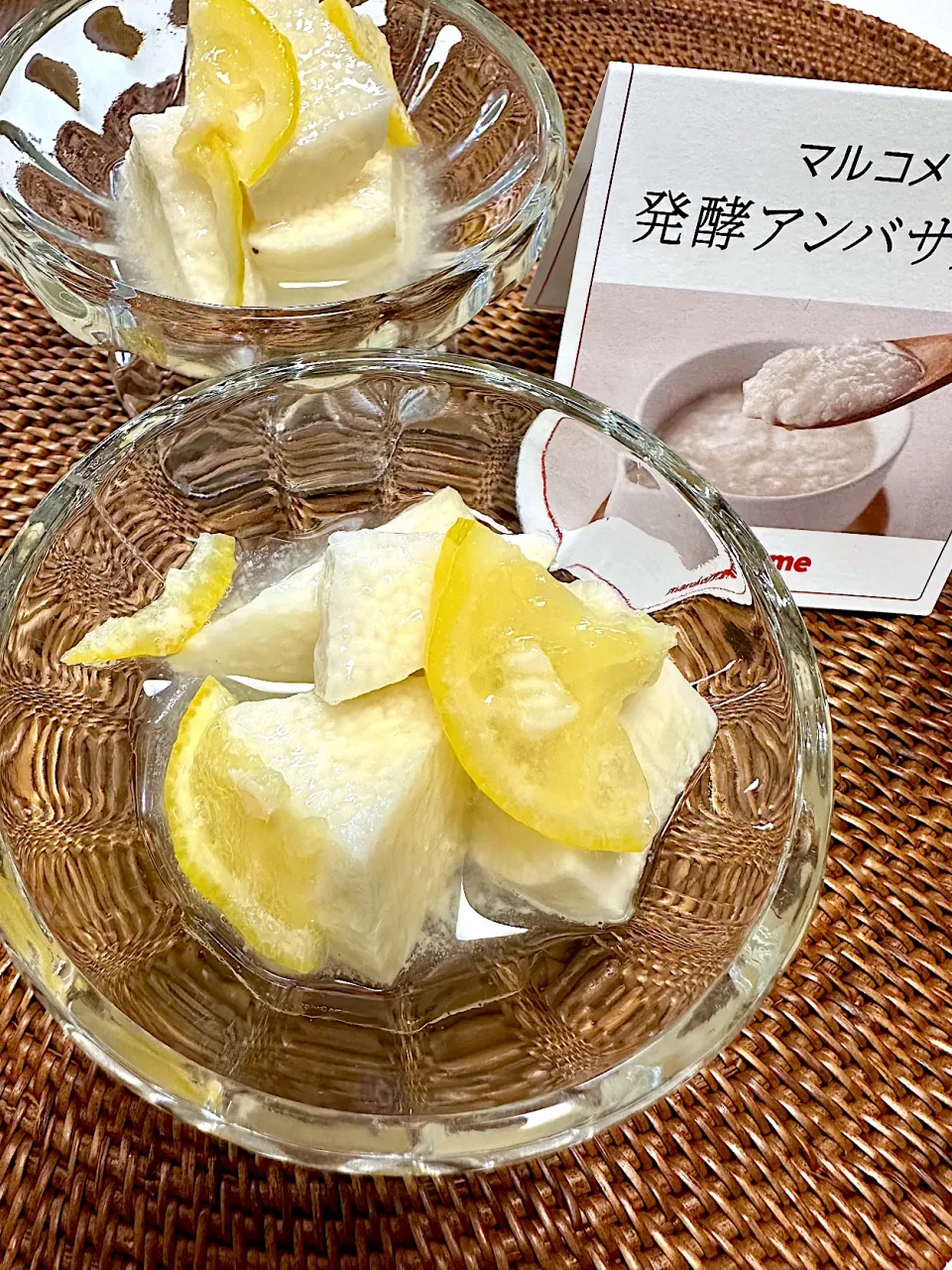 Snapdishの料理写真:糀甘酒の漬物　長芋とレモン🍋|カモミールさん