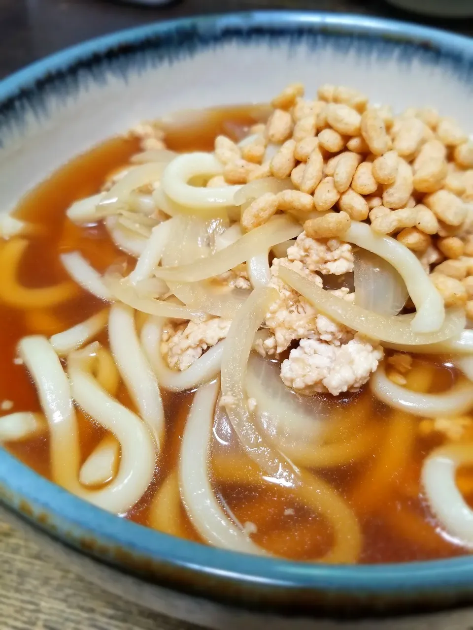 パパ作👨鶏ひき肉のうどん|ぱんだのままんさん