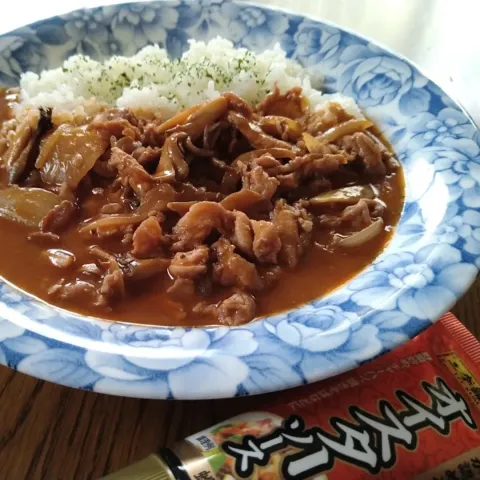 「李錦記 オイスターソース」を使ってみたSnapdishの料理・レシピ写真:豚肉のハヤシライス