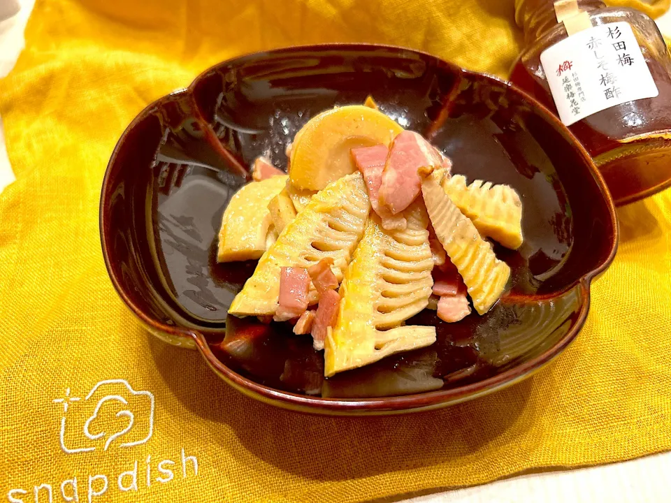 Snapdishの料理写真:焼きたけのこのマリネ|こずりんさん