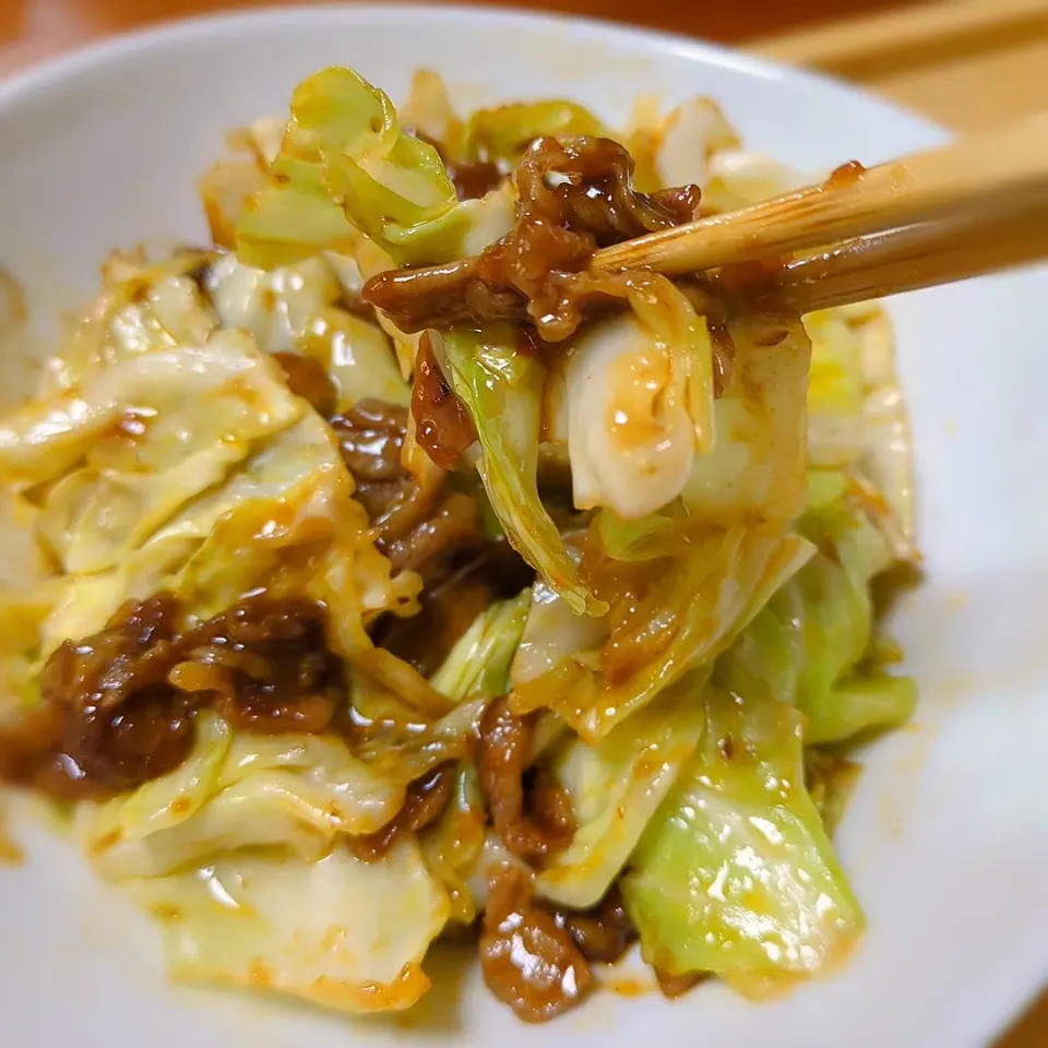 豚肉とキャベツの辛みそ炒め

ごはんが止まらない😋

自家製の田舎味噌と豆板醤でコク深い甘辛味✨

キャベツは手水て蒸し炒めしてシャキシャキに仕上げました🥬

疲れたとき、元気を出したいときにビタミンチャージができる一皿です💫|森のごはん屋さんさん