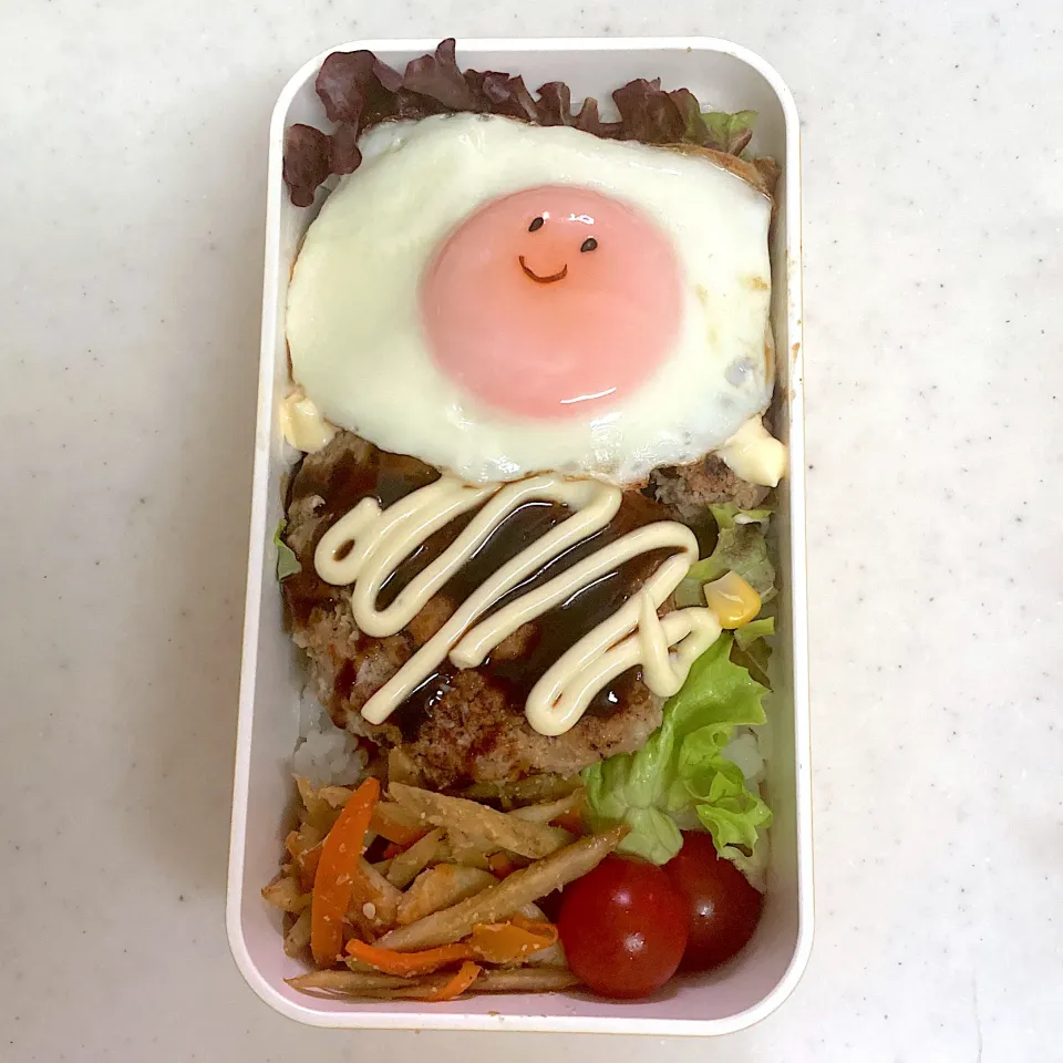 Snapdishの料理写真:ロコモコ弁当|Terumi  Yokosawaさん