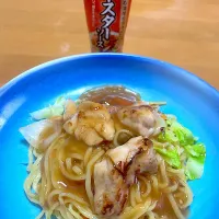 オイスターソースあんかけ焼きそば|おじこさん