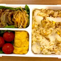 Snapdishの料理写真:詰めただけ弁当|konekotatsuさん