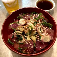 鰹の漬け丼