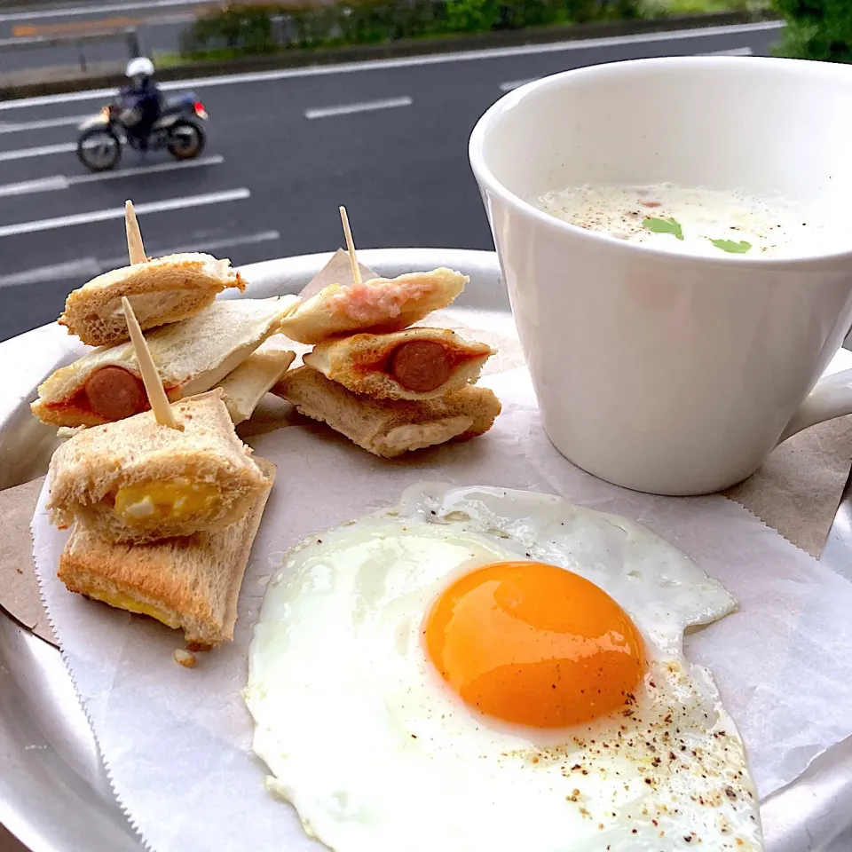 ランチパックで朝ごはん|Kさん