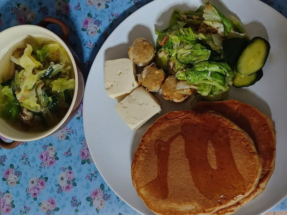 昨日のパンケーキプレート😚|ぽんすけさん