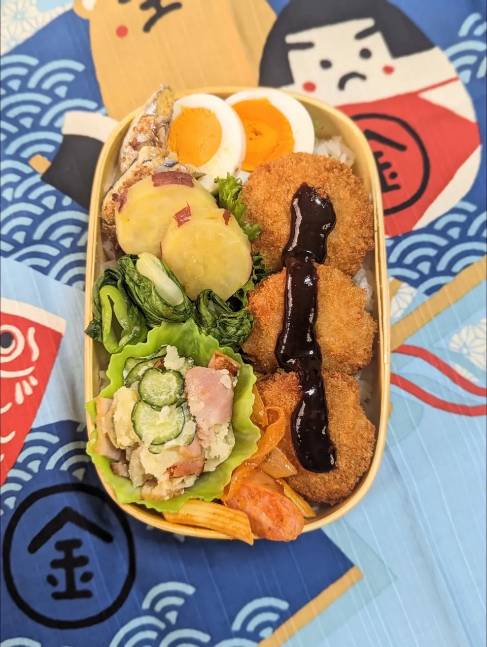 本日のお弁当〜ヒレカツ弁当|f.1125beさん