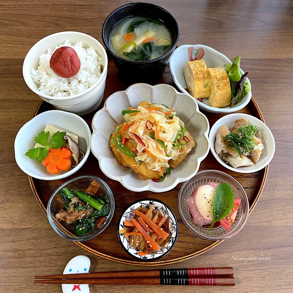 鶏むね肉の南蛮漬け定食|ナツ1224さん