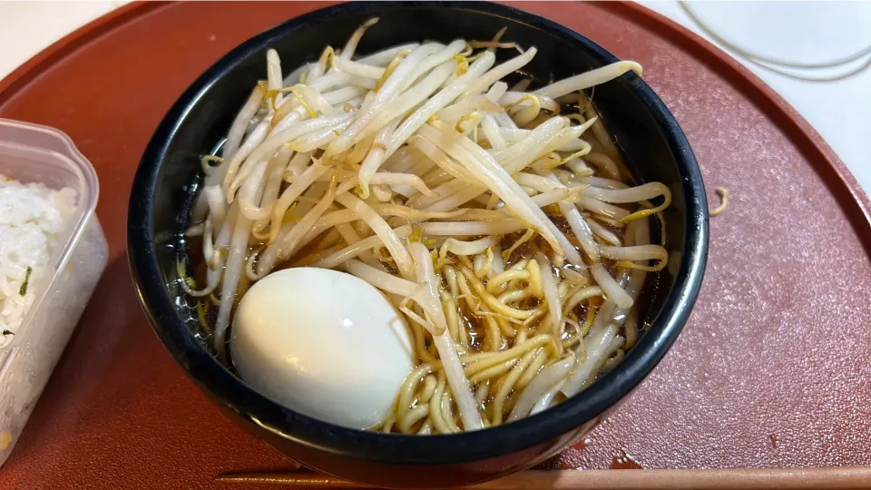 疲れて何も作りたくなかったから　電子レンジだけで作ったインスタントラーメン|バジルママさん