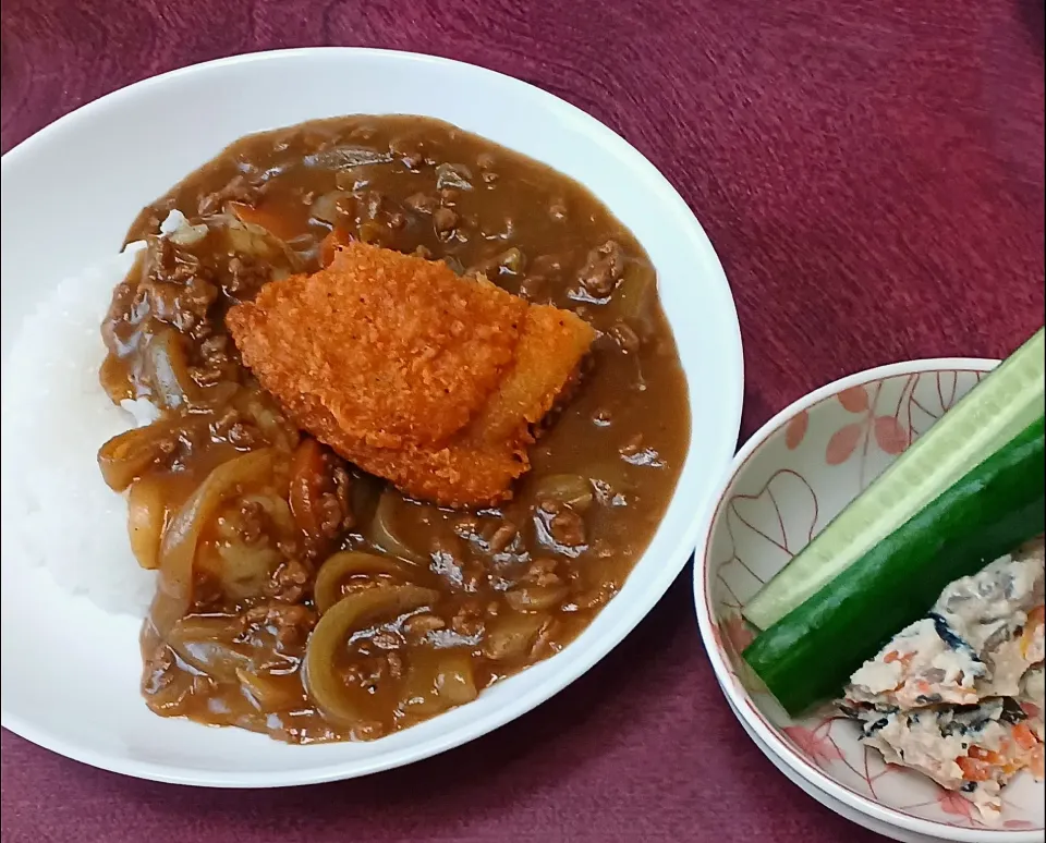 Snapdishの料理写真:チキンカツカレー
きゅうり
白和え|ナナさん