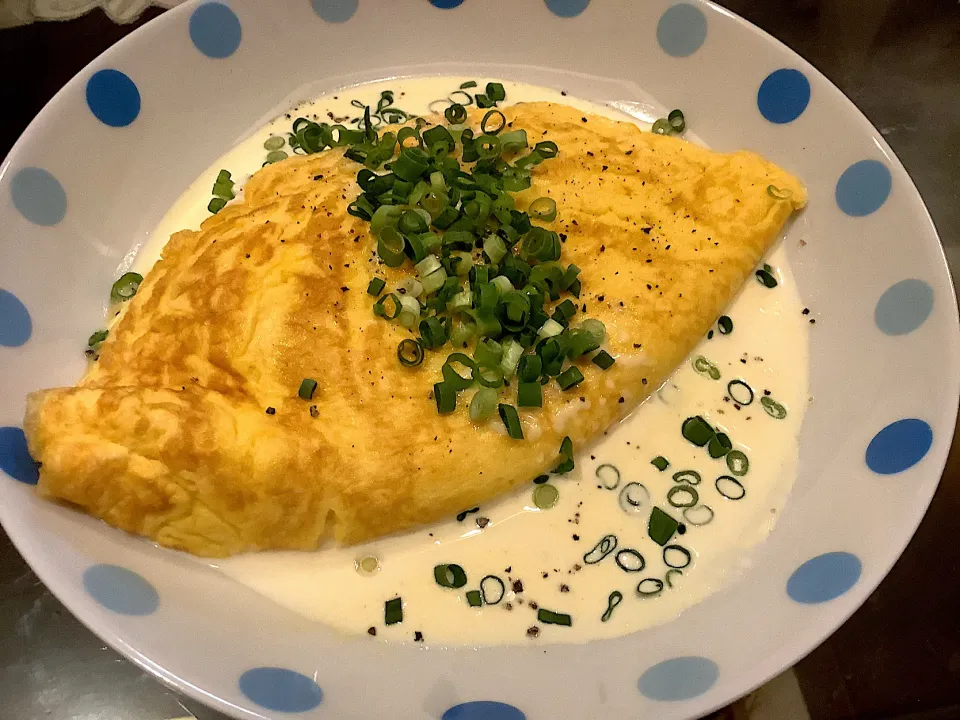 チーズオムレツ😋|アライさんさん