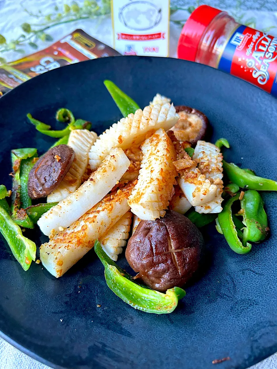 【ユウキ食品さん💗おいしい世界ごはんパートナー】 オールシーズニング de イカ焼き|まなまな♡さん