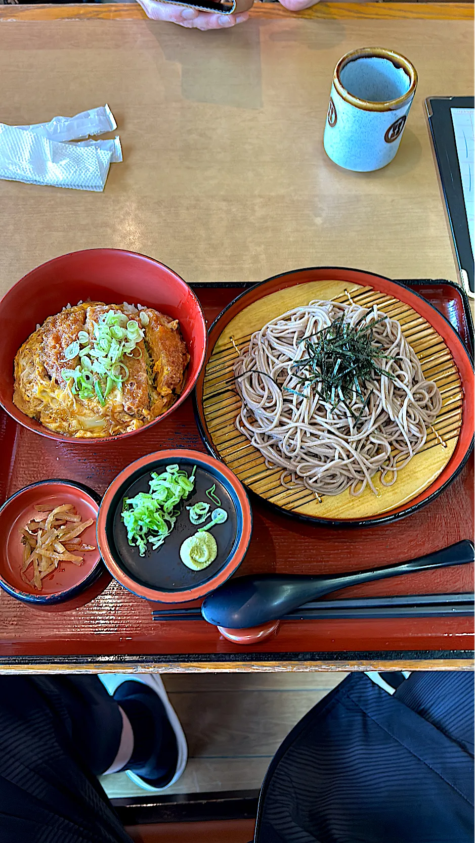 カツ丼定食|龍国命さん