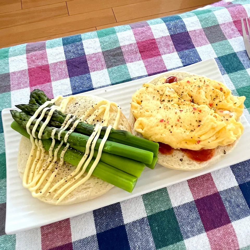 イングリッシュマフィンでブランチ|かすみんさん