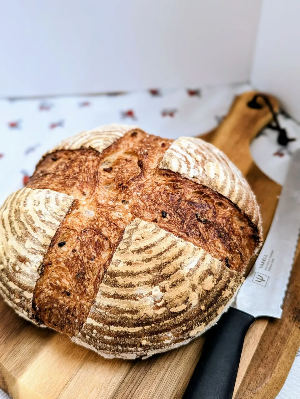 カンパーニュ焼きました🥖
母の日のプレゼントです。|としちゃんさん