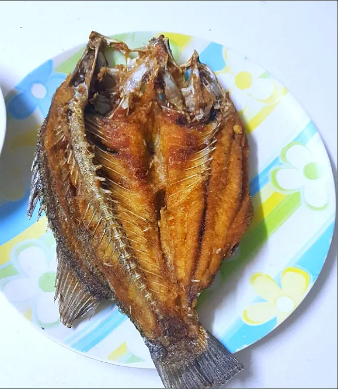 deep fried sea bass fish🐟|patlovestocookさん