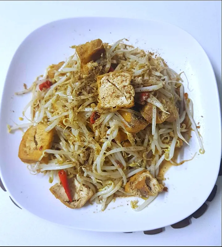 stir fry sprouts with tofu|patlovestocookさん