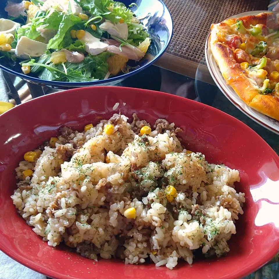 サミカさんの料理 ペッパーランチ風炊き込みご飯〜再び|とまと🍅さん