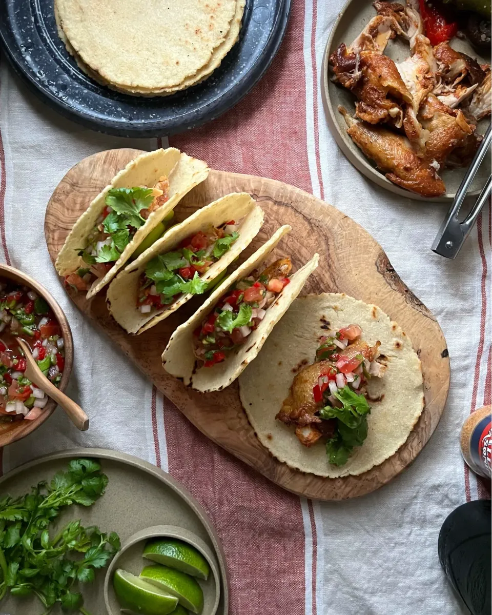 タコス🌮   🟠まるさんの料理 ポジョ・アサード🇲🇽 (メキシカングリルドチキン)|まる(丸大豆)さん