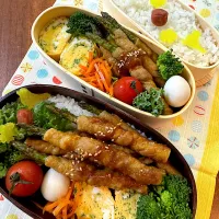 アスパラ肉巻き弁当|acoさん